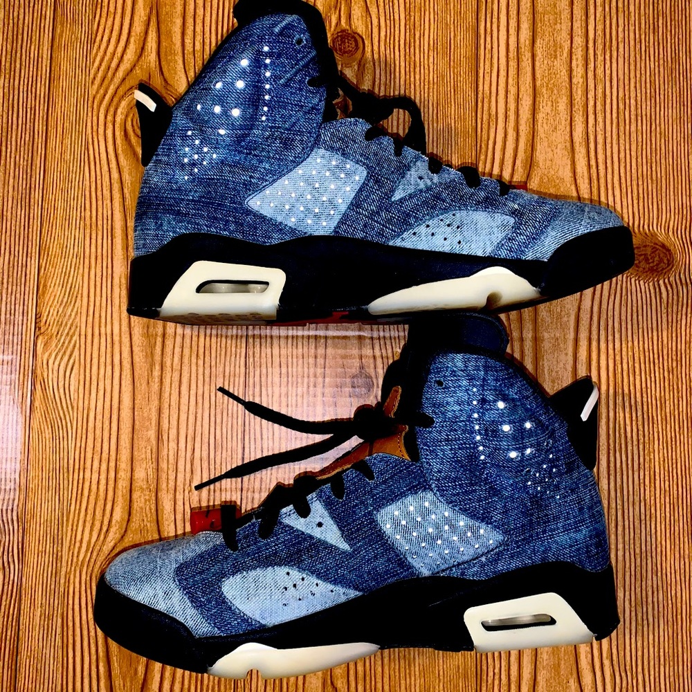 Size 9 - VNDS Jordan 6 Retro Washed Denim 2019 OBO